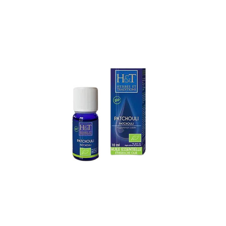 Organic Patchouli (Pogostemon cablin) Essential Oil - 10 ml - Herbs & traditions for wholesale by Ecohesens