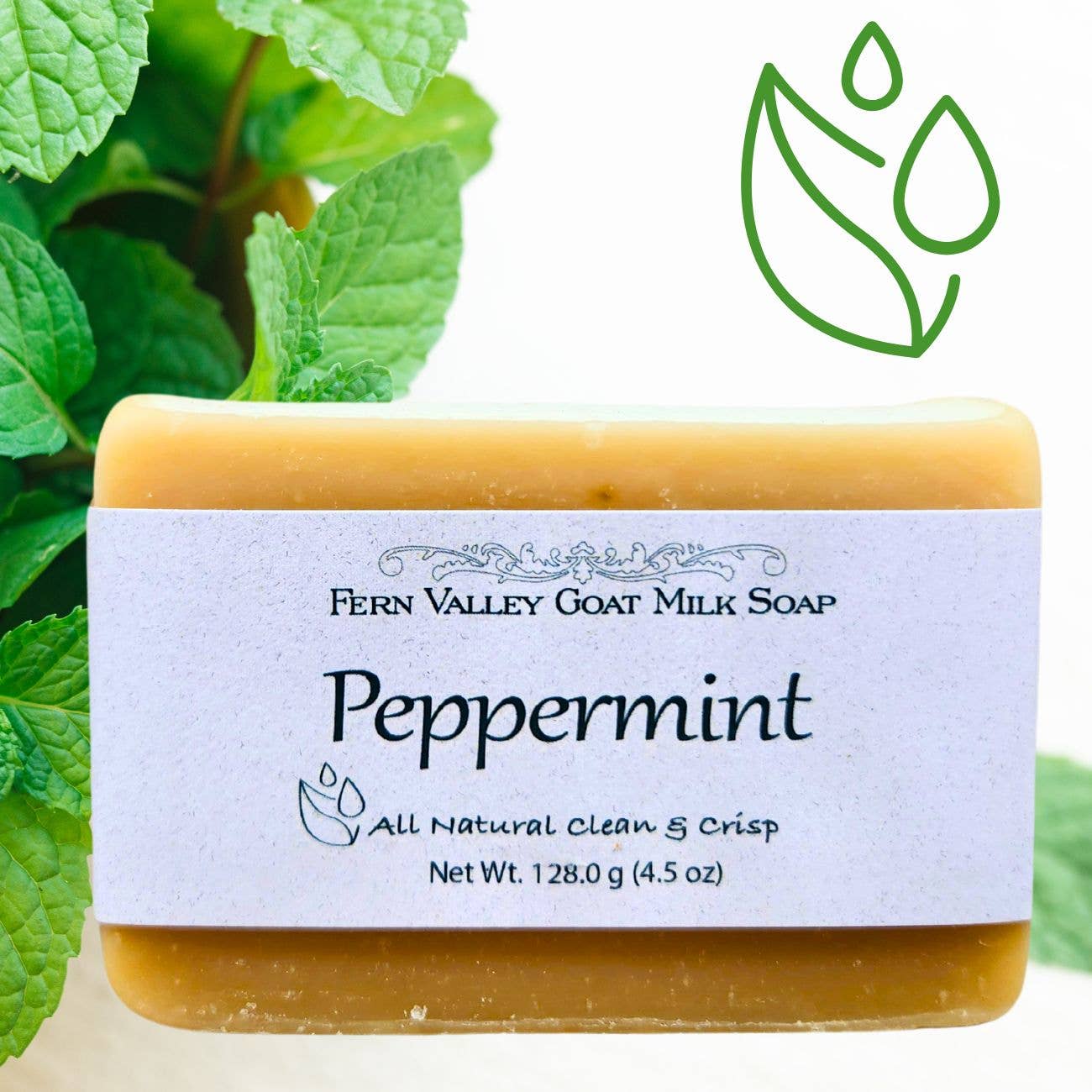 Fern Valley Goat Milk Soap - Wholesale Bar Soap - Handmade Goat Milk Soap | All Natural Peppermint1