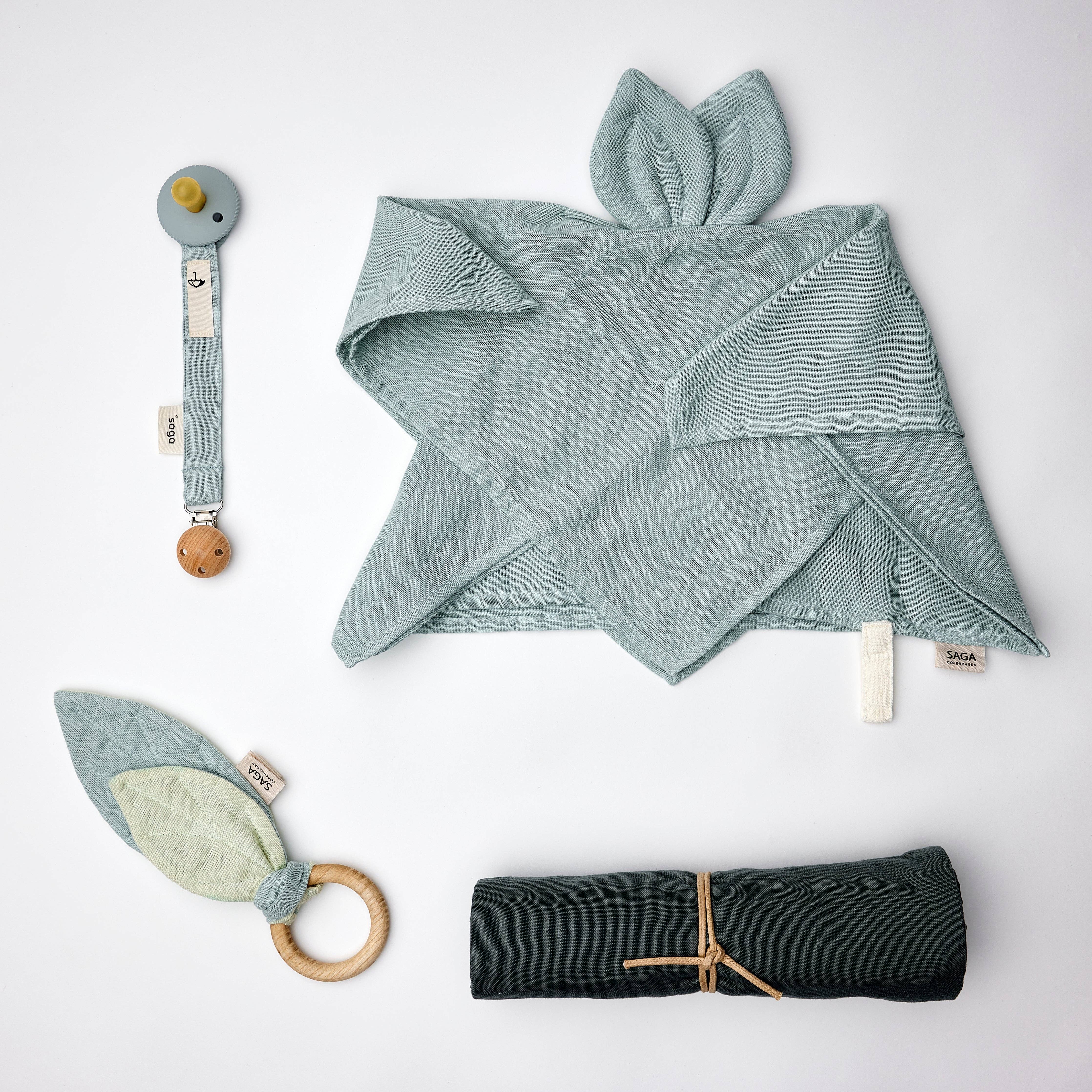 Saga Copenhagen - Wholesale New Mom Gift Box/Set - Baby Gift Box - Morning Mist - Sustainable & Organic2