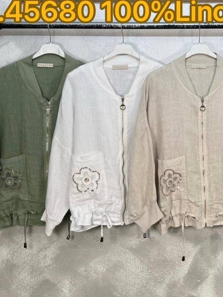 Blouson aviateur pour femme FC-45680 pour la vente par CENTO UNO ITALY