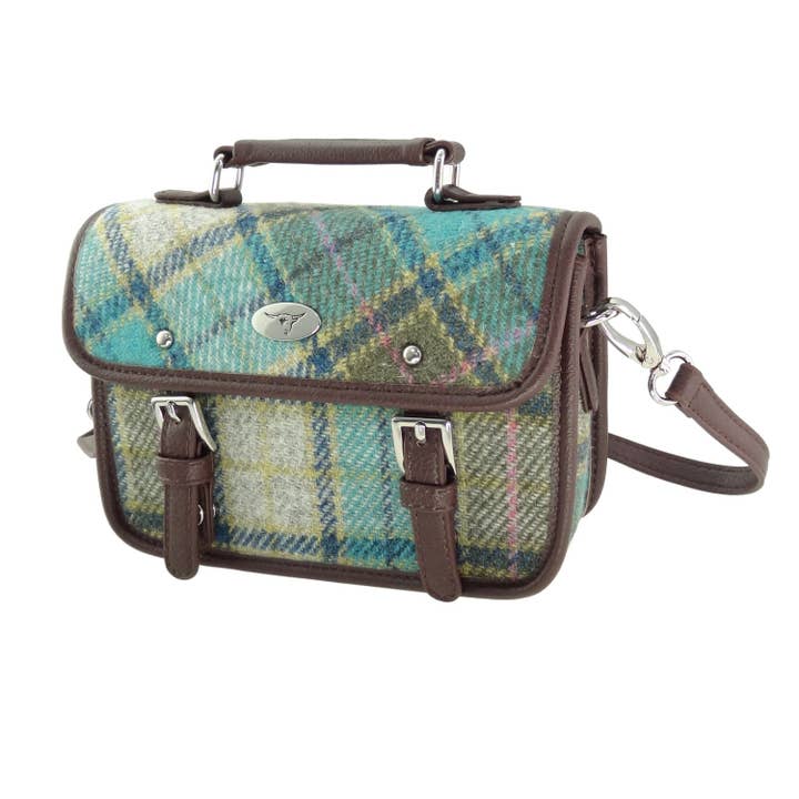 Glen Appin Of Scotland – Engroshandel Skuldertaske – Kvinder – LB1230 Harris Tweed 'Bervie' Mini Skuldertaske13