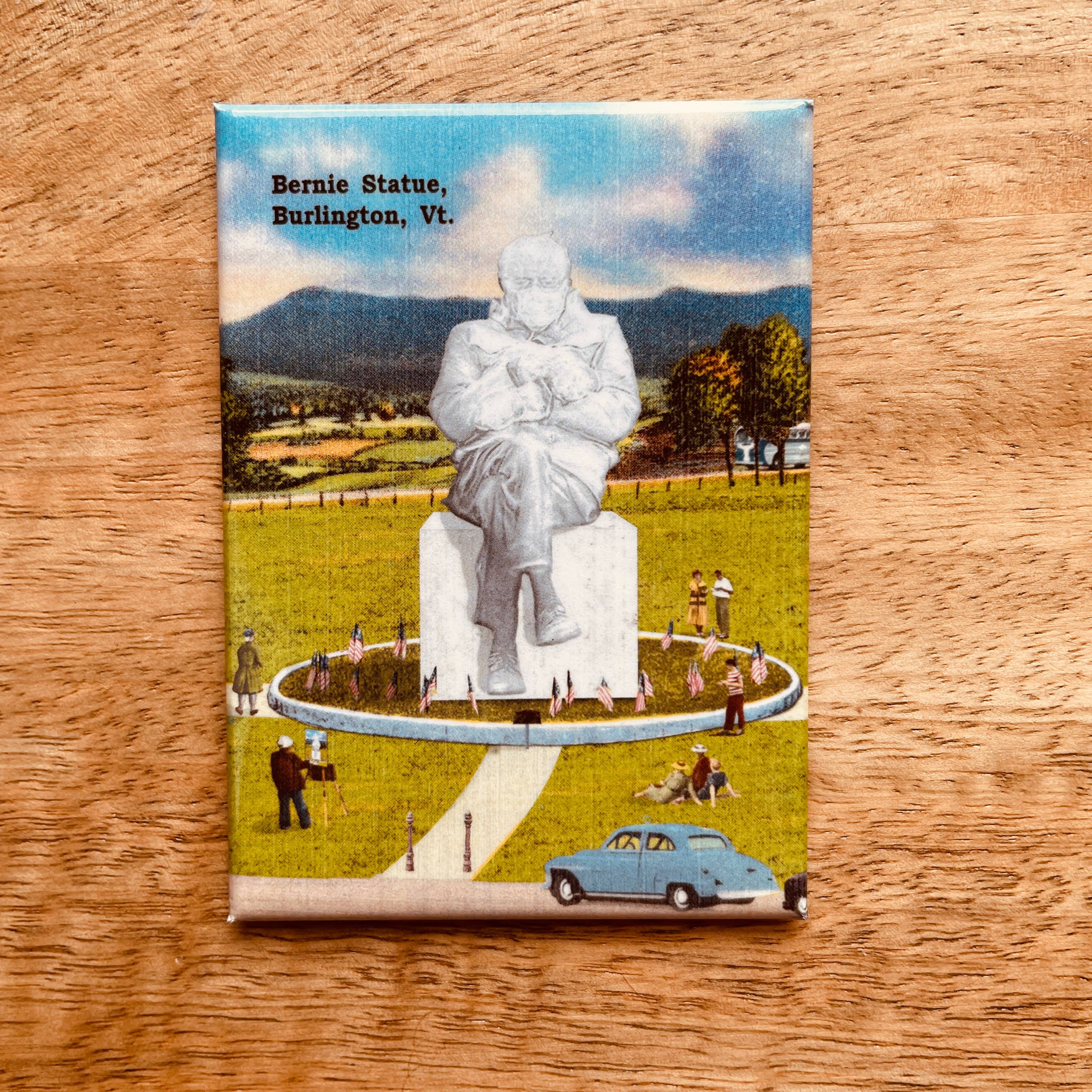 Colossal Sanders – Engroshandel Magnet – Bernie Sanders Statue sjov magnet