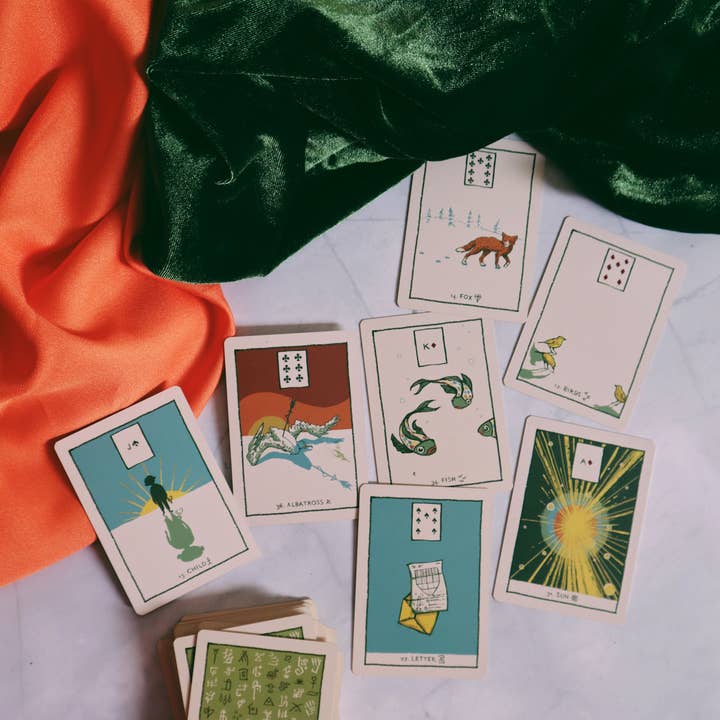 Prisma Visions – wholesale Tarot cards – Green Glyphs Lenormand3