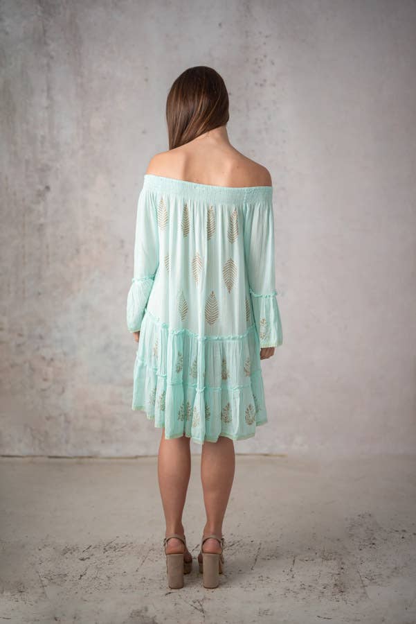 Lula Natura - Vente Robe – femme - ROBES YVONNE AIGUE-MARINE3