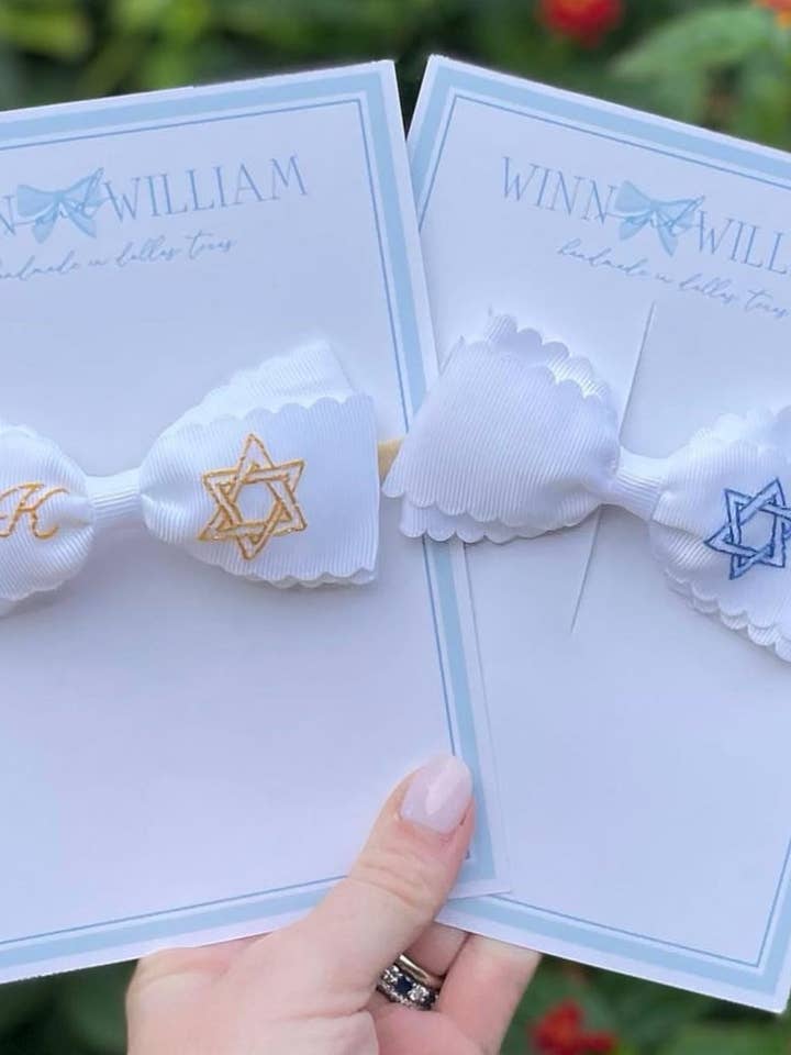 Star of David Baby Headband for wholesale by Winn and William