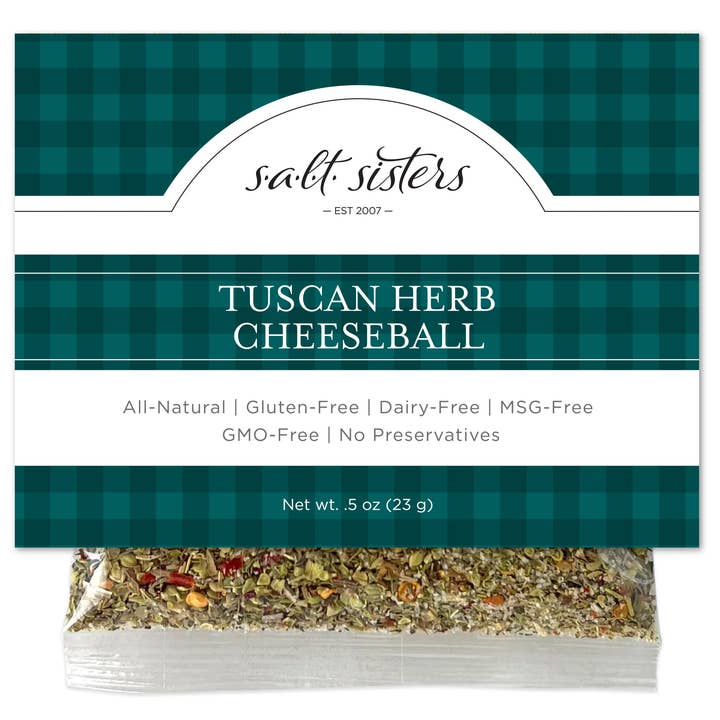 Salt Sisters - Wholesale Dried Spice Mix - Cheeseball Spice Mix - Tuscan Herb