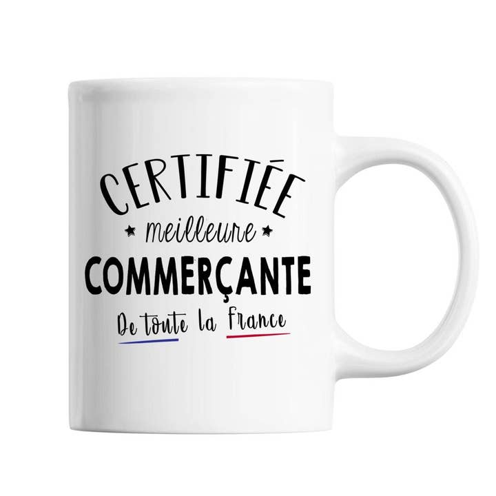 Women's Mug Merchant Meilleure de France | Professional White Mug for wholesale by Planetee