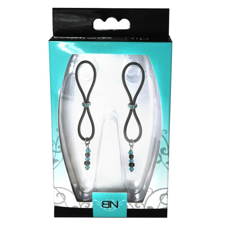 Nipple Halos - Gem Slider - Banda de silicona negra para venta al por mayor de Bijoux De Nip