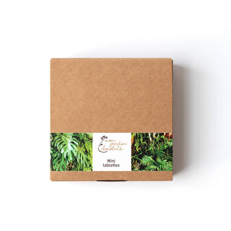 Mon jardin chocolaté - Wholesale Chocolate box - Box of 20 mini organic tablets1