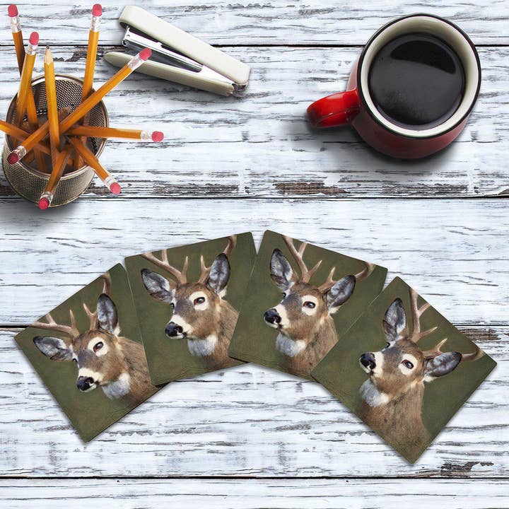 Deer |Drink Coaster for wholesale by Mill Wood Art