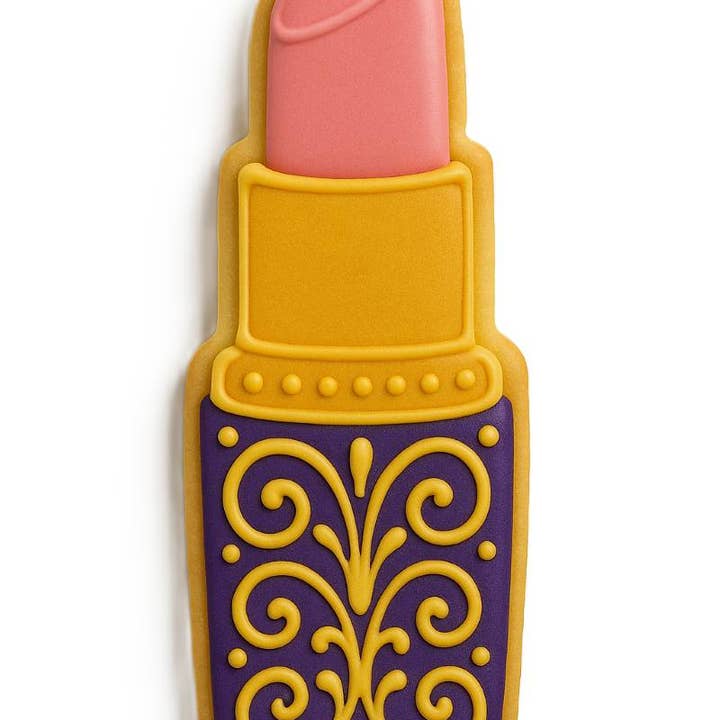 Silver Lipstick 3.5 inch Cookie Cutter for wholesale on Faire2