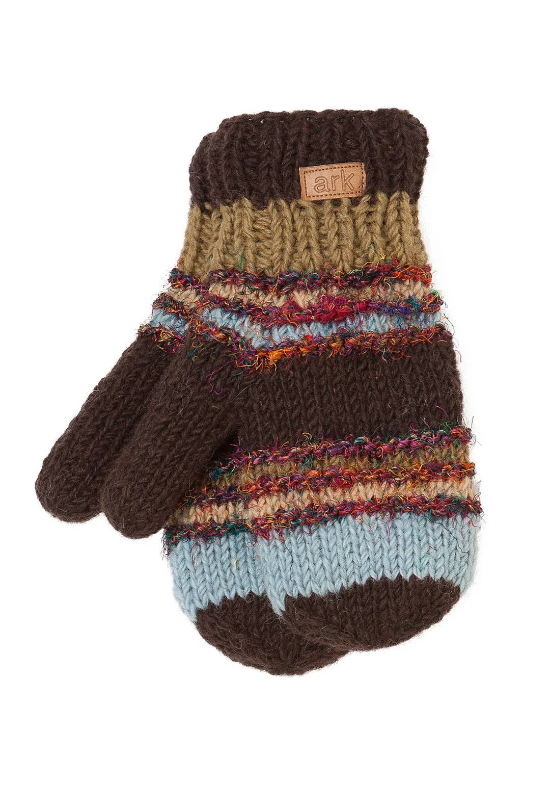 Ark Imports – wholesale Mittens – Unisex – Swool Stripe Mittens6