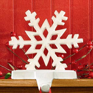 Gruccia per calza a fiocco di neve per la vendita all'ingrosso da parte di Park Designs