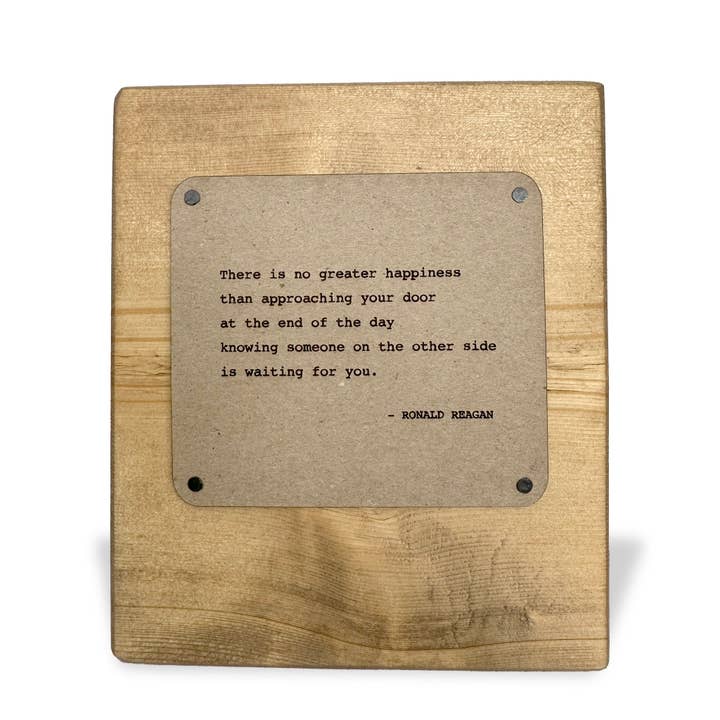 Ronald Reagan Quote, Inspirational Block, Shelf Decor for wholesale by Graphically Speaking Design