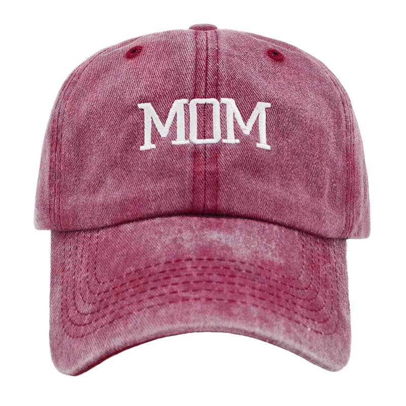 MKS America - Wholesale Baseball Cap - Unisex - DAD MOM Embroidered Vintage Old Baseball Cap Couple Hat1