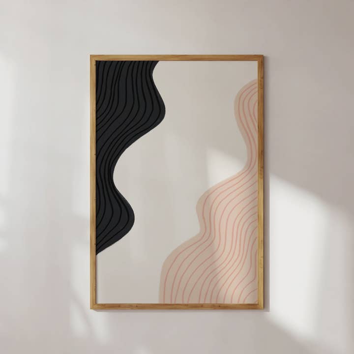 Impression d'art Boho Waves pour la vente par MoonGlowStationery