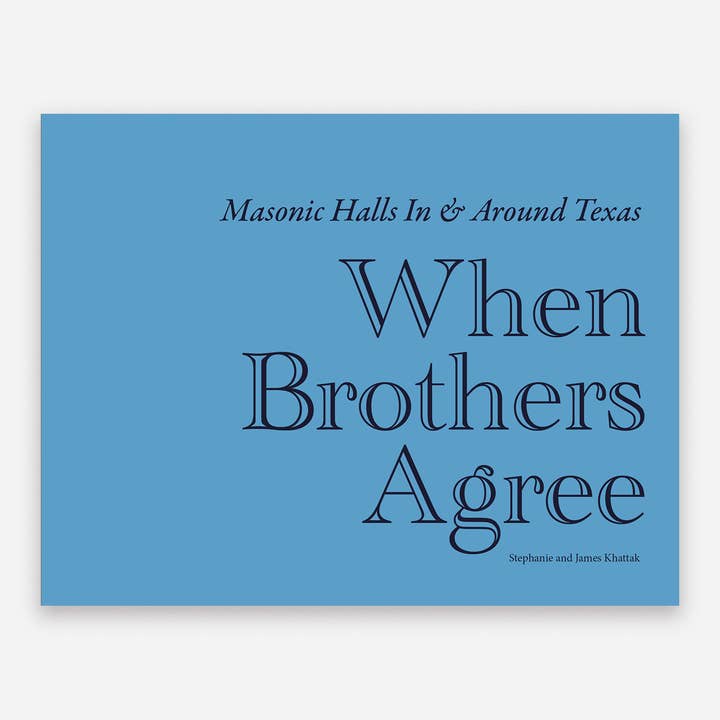 When Brothers Agree - Masonic Halls... for wholesale by K.Co Press