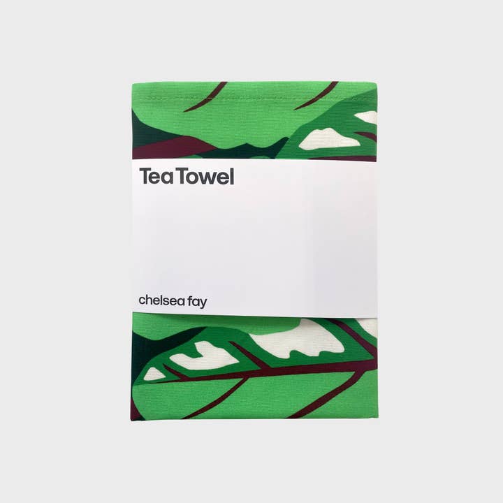 Chelsea Fay - Wholesale Tea Towel - Tea Towel - Chard Print2