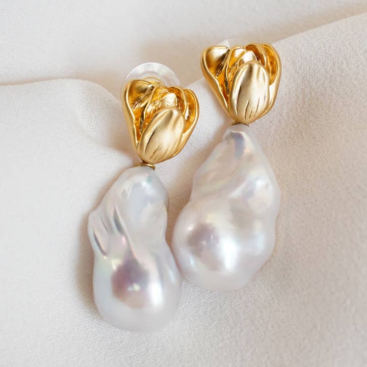 Brinco de tulipa por atacado de Findingyoyo