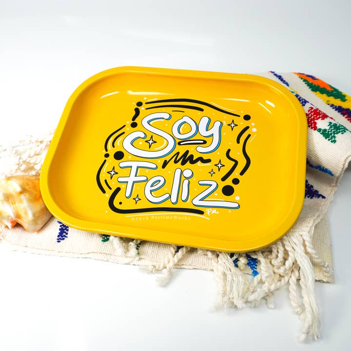 PARTIMEWORKS - Wholesale Decorative Tray - Soy Feliz Novelty Tray17