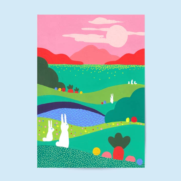 Tiragem de Arte - Caça aos Ovos por atacado de Hello couleur