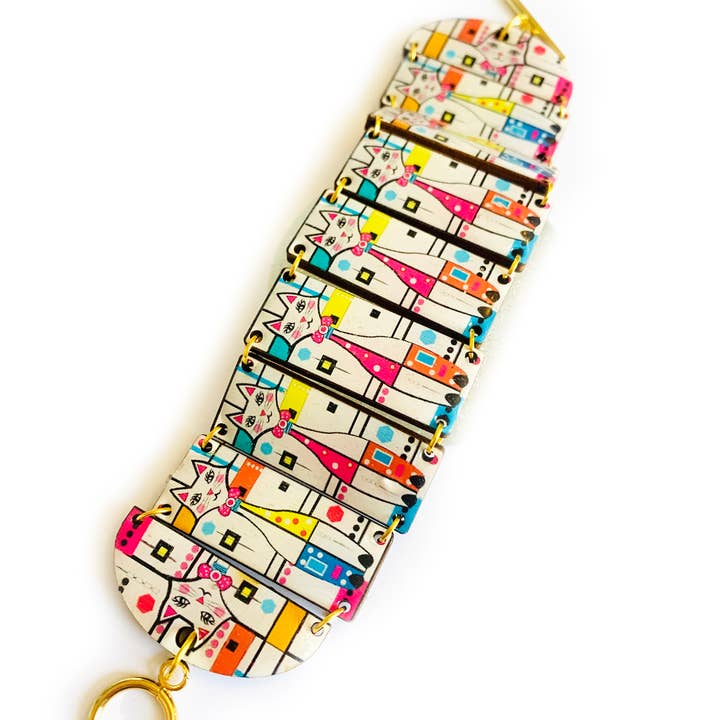 Rosie Rose Parker - Wholesale Charm/dangle bracelet - Big chunky funky bracelets cat gifts unusual jewellery RETRO1