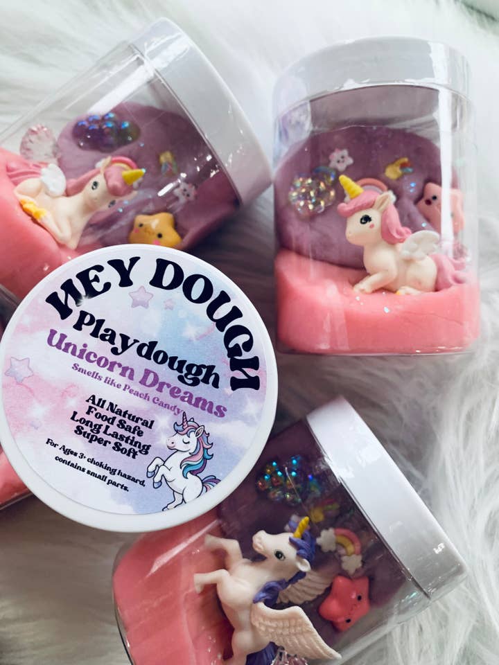 Kit de Pâte à Modeler Rêves de Licorne pour la vente par HEY Dough Playdough