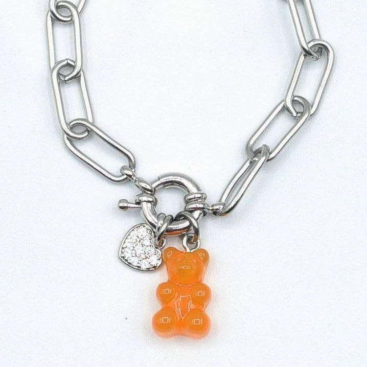 Daemon srls - Wholesale Pendant/Charm Necklace - WINONA ~ STAINLESS STEEL NECKLACE~ Gummy bear paper clip chain necklace5