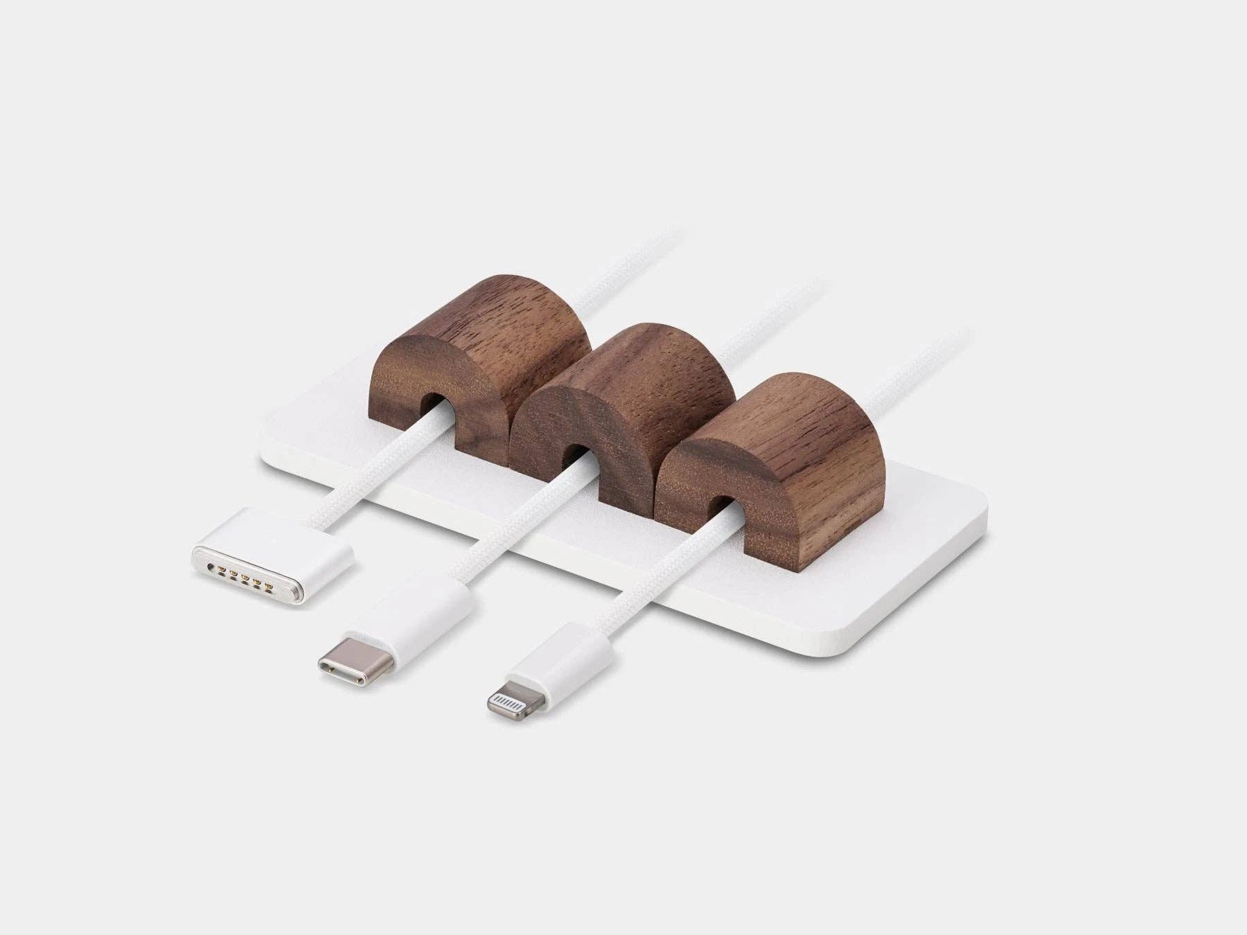 Oakywood - Wholesale Cord Holder - Magnetic Cable Organizer – Premium Wooden Cord Management8