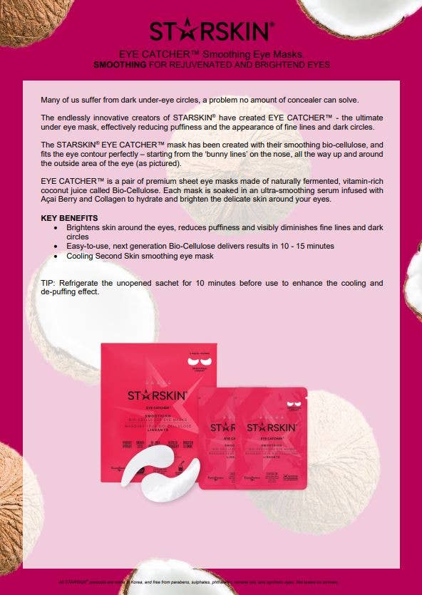 STARSKIN – wholesale Eye treatment mask – Smoothing Eye Masks – 2 Pack | Eye Catcher6