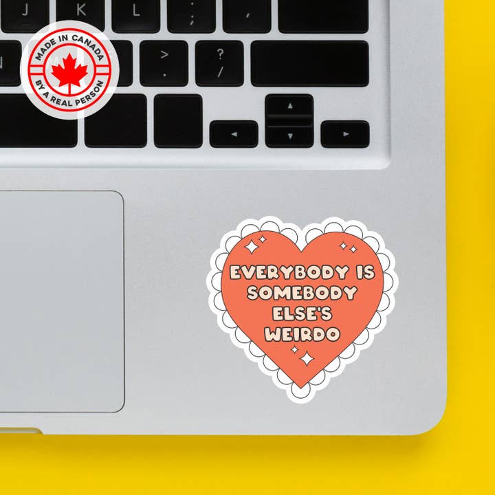 Everybody's Weirdo Sticker for wholesale by Lunch Box Stickers