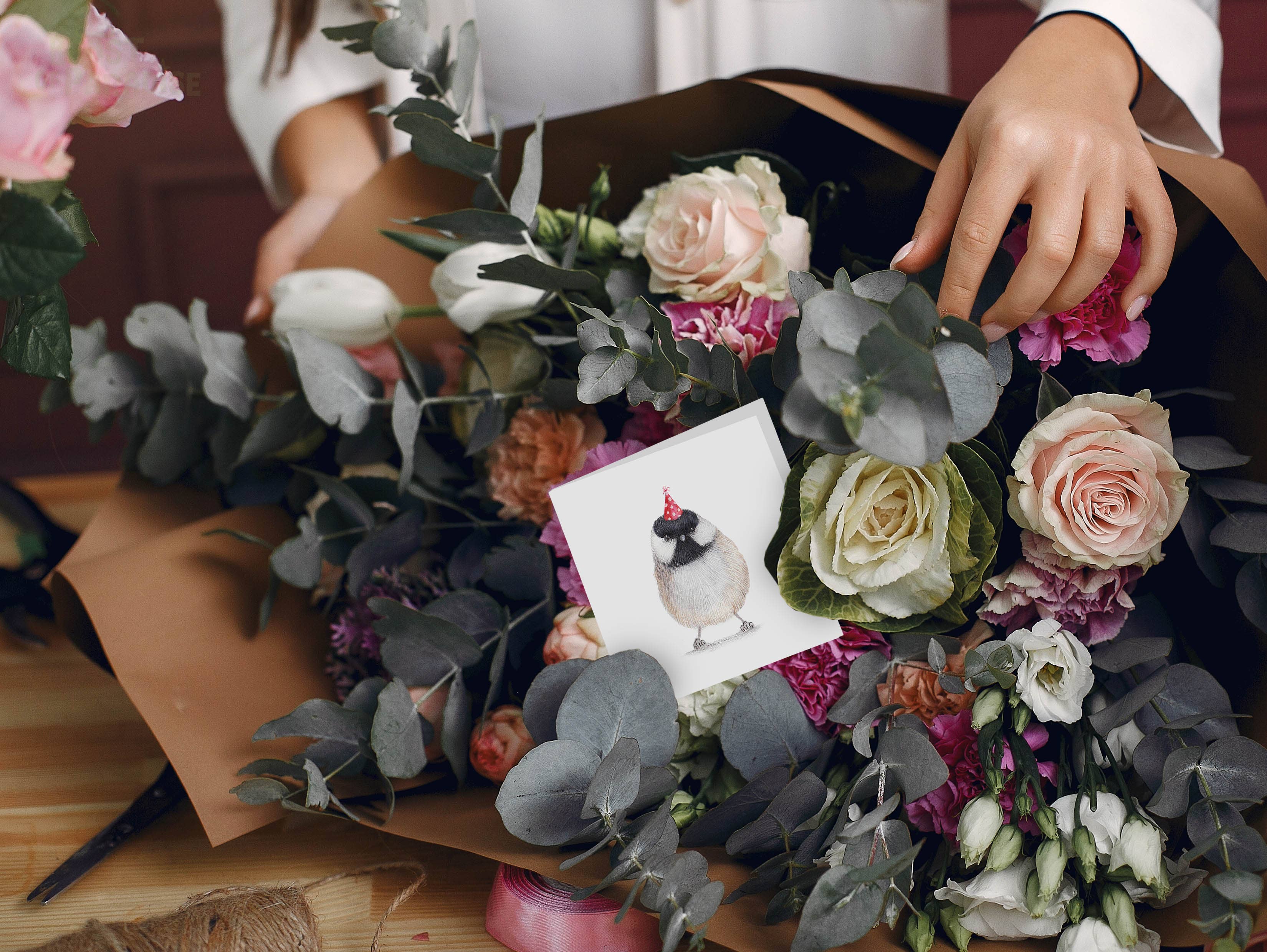 Beast of Paradise - Vendita all'ingrosso Biglietti di auguri - Biglietti di Auguri con Uccelli, Set di 10 Biglietti, Biglietti di Auguri con Animali22