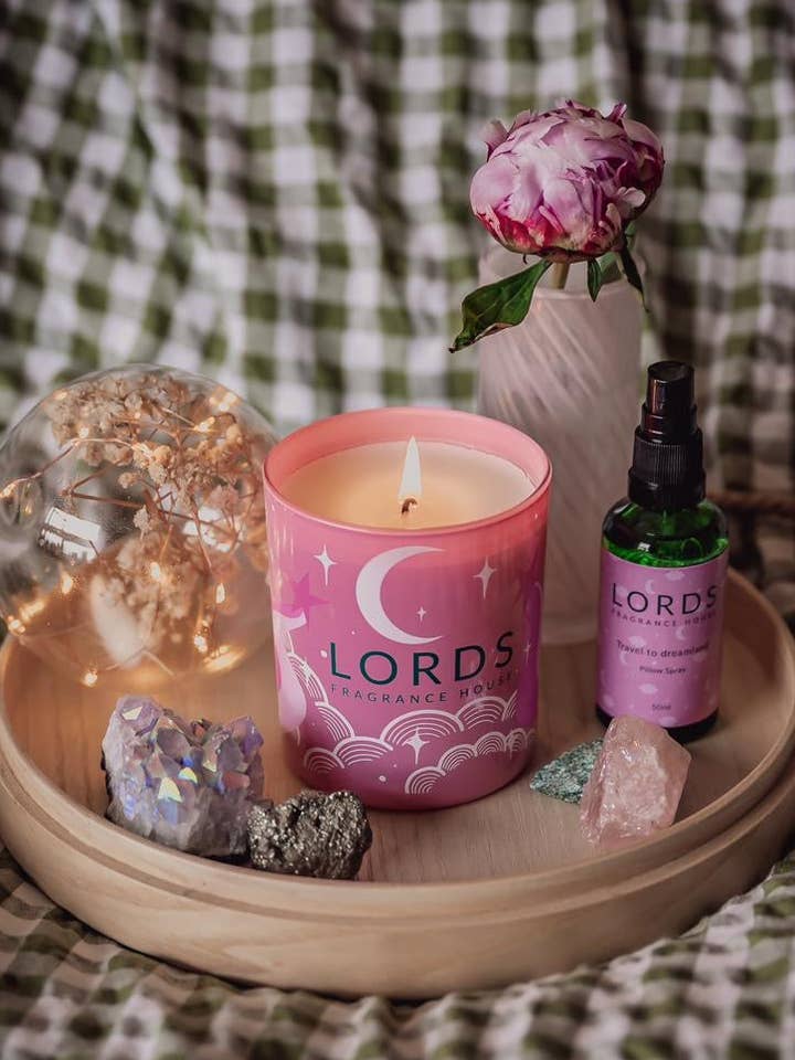 Travel to Dreamland Candle for wholesale by LORDS Fragrance House