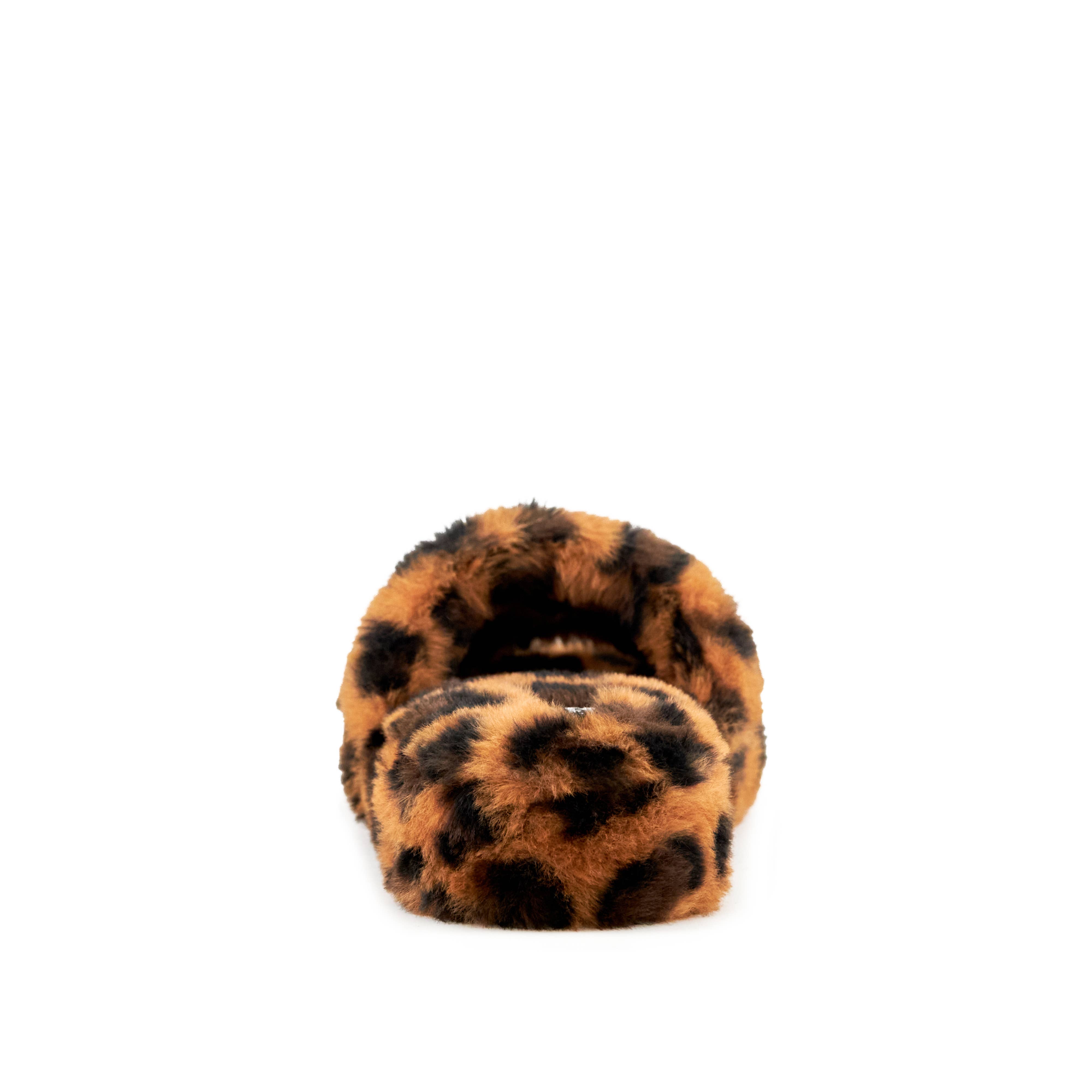 Nest Shoe - Wholesale Slippers - Women's - Women's Geneva Faux Fur Slipper Leopard1