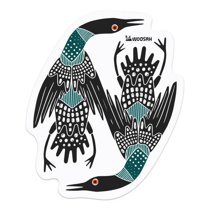 Loon sticker voor wholesale door Woosah Outfitters