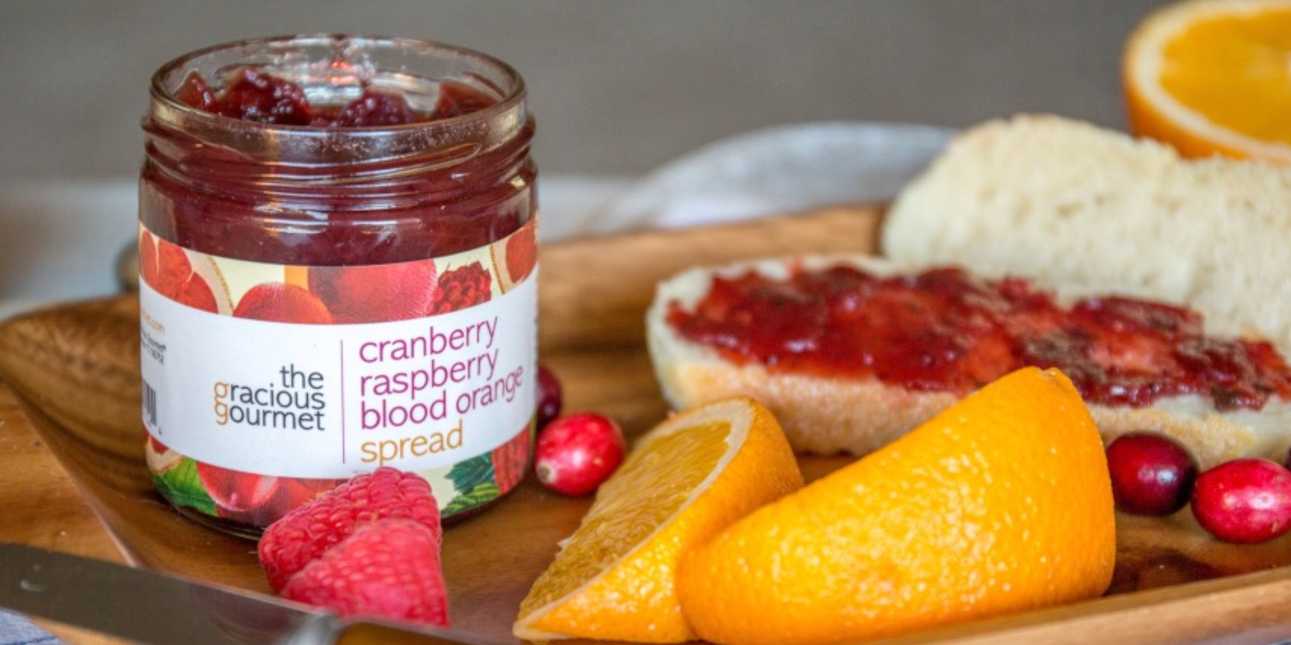 The Gracious Gourmet - Wholesale Jam/Jelly - Cranberry Raspberry Blood Orange Spread1