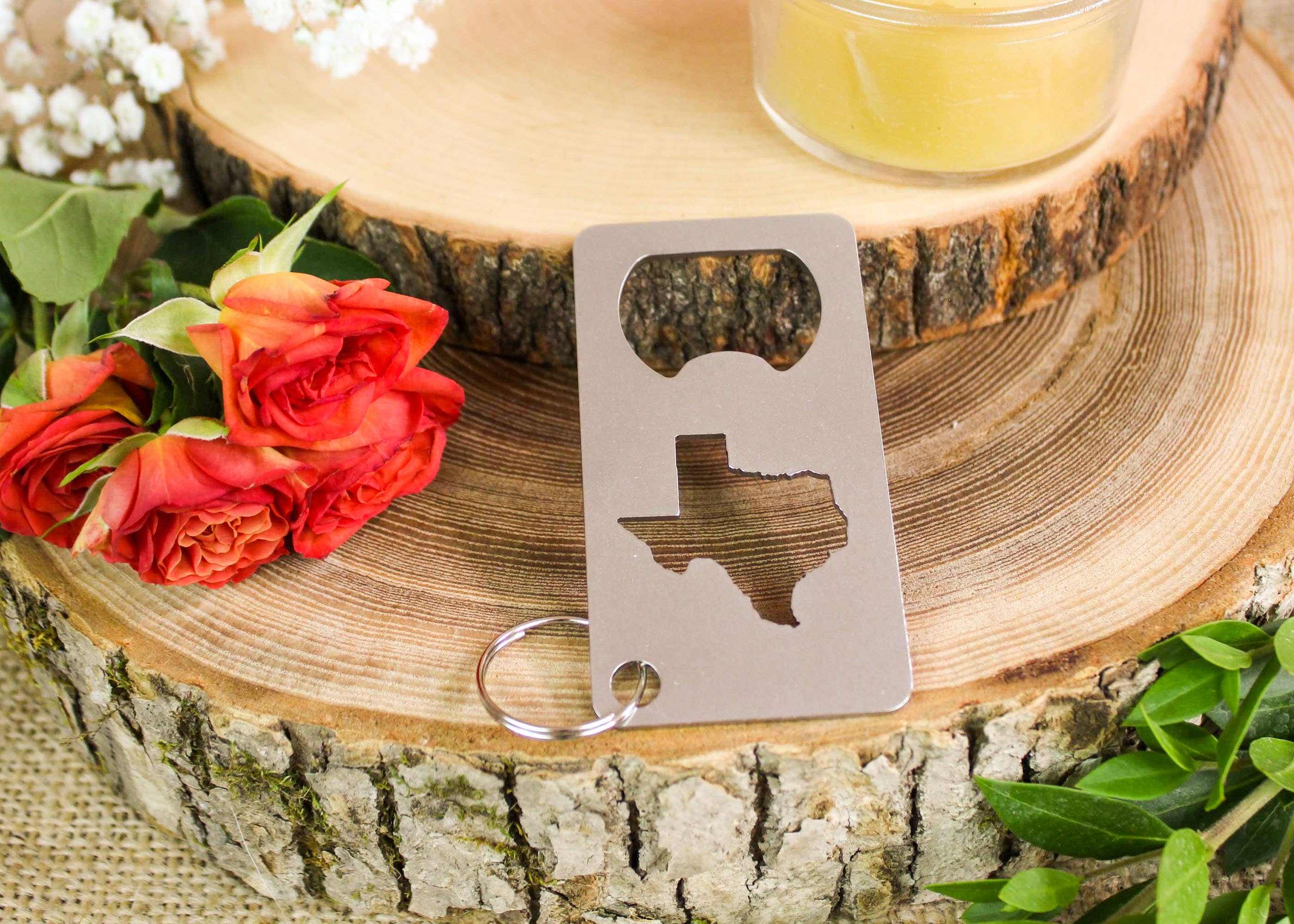 Iron Maid Art - Wholesale Bottle/Wine Opener - Texas State Stainless Steel Beer Bottle Opener Gift Bar5