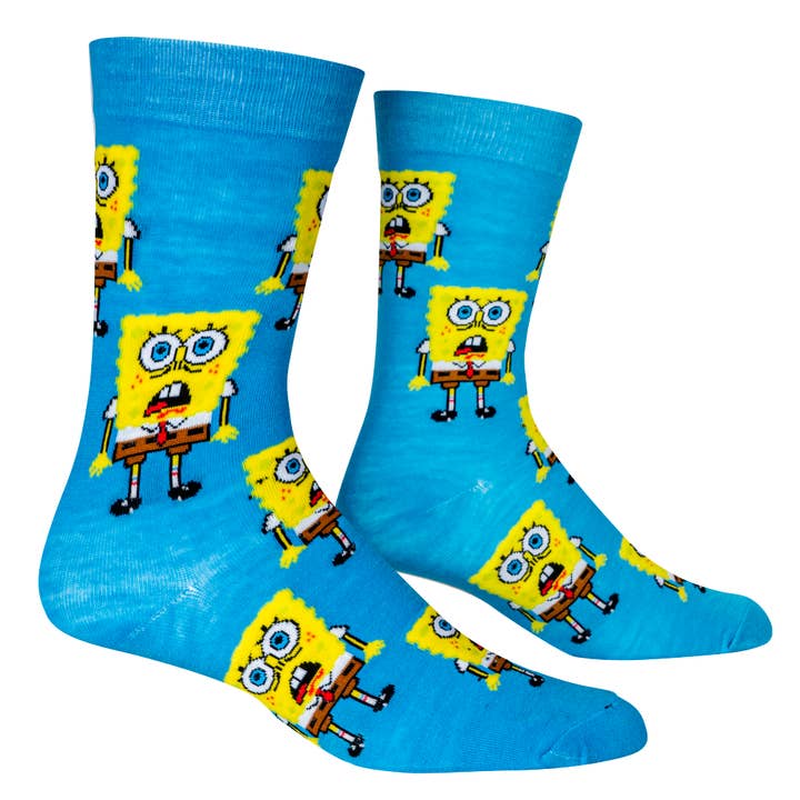 Crazy Socks - Vente Chaussettes – unisexe - Bob l'éponge partout1