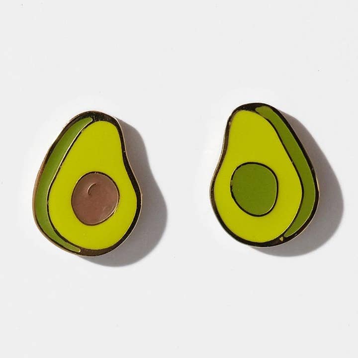 Avocado Stud Earrings for wholesale by Sleepy Mountain