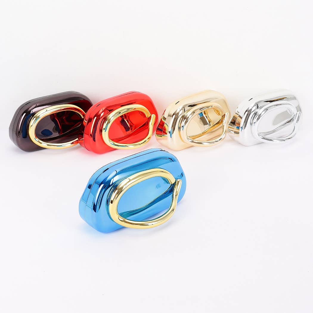 3AM BY H&D ACCESSORIES – wholesale Clutch bag – women's – Metallic Frame Clutch8