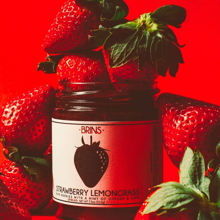 BRINS - Wholesale Jam/Jelly - Strawberry Lemongrass Spread and Preserve1