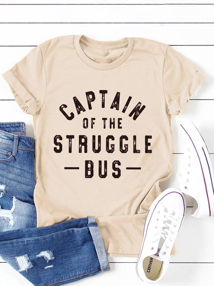 Struggle Bus Tee for wholesale by Hot Mess Mommas Creations