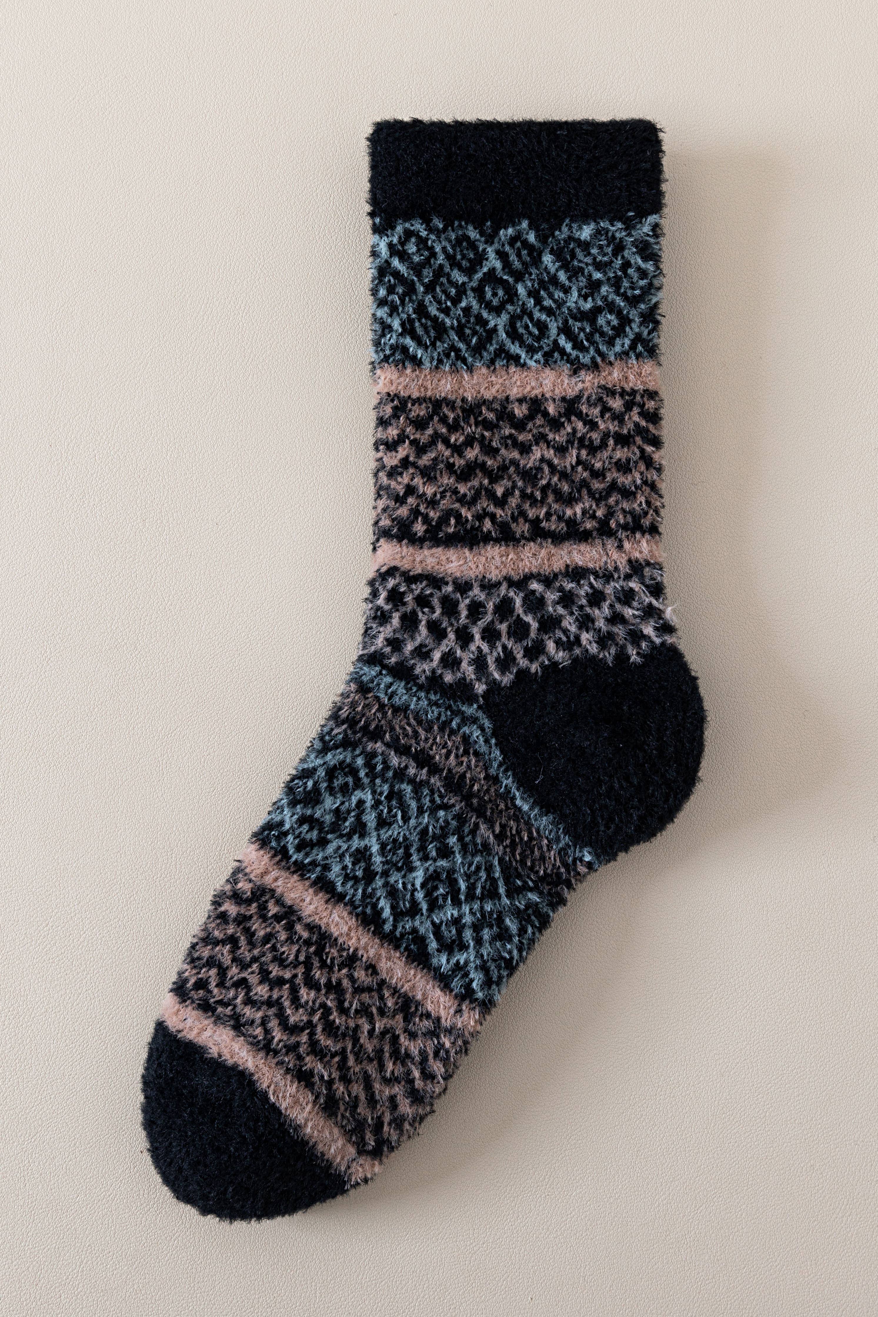 Marc JoJo - Vente Chaussettes – femme - 🧦 Chaussettes en peluche avec motif2