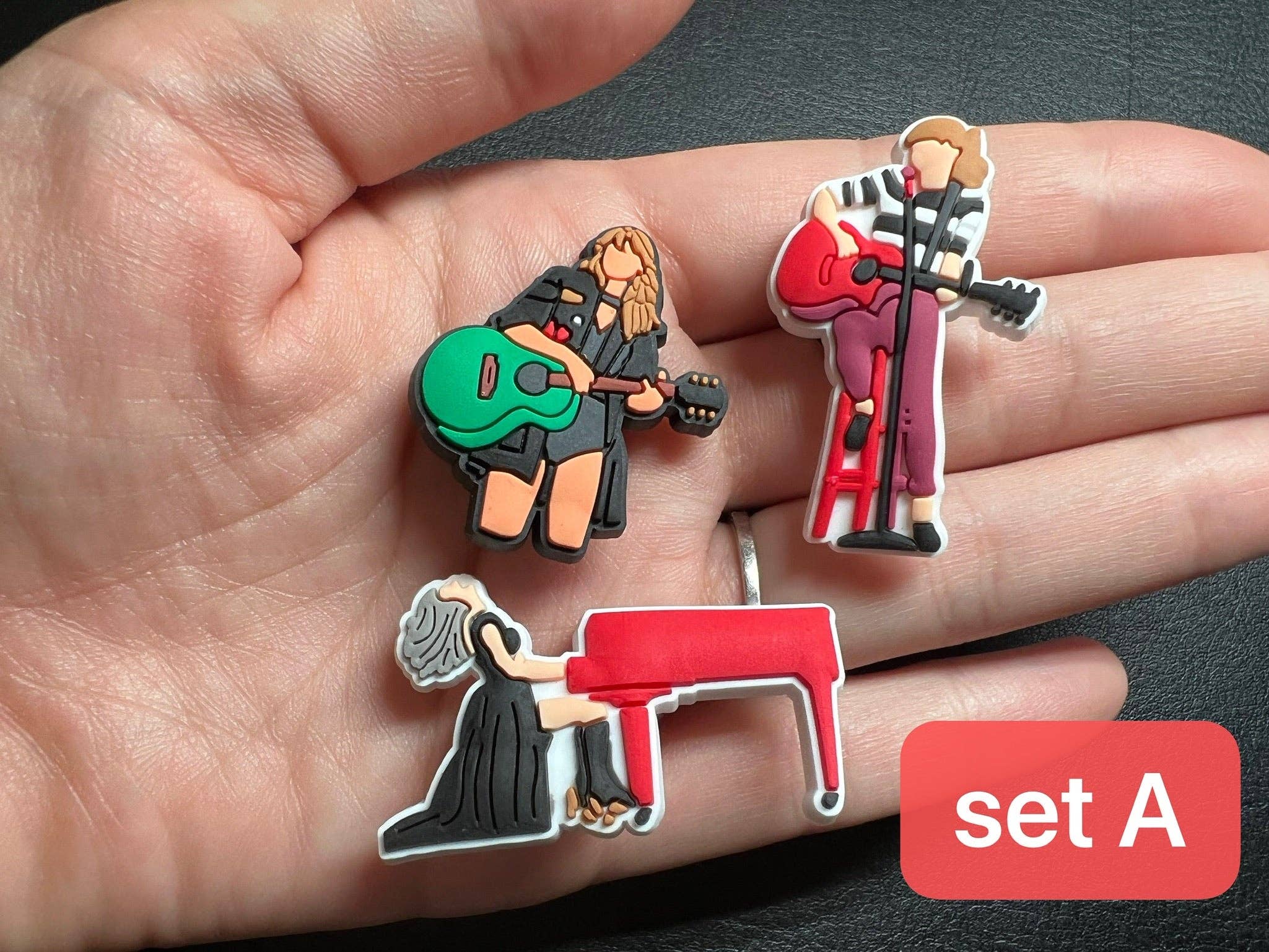 JuliesDecal - Wholesale Shoe Accessories - Famous Singer Croc shoe charms Shoe Decal Charms JuliesDecal2