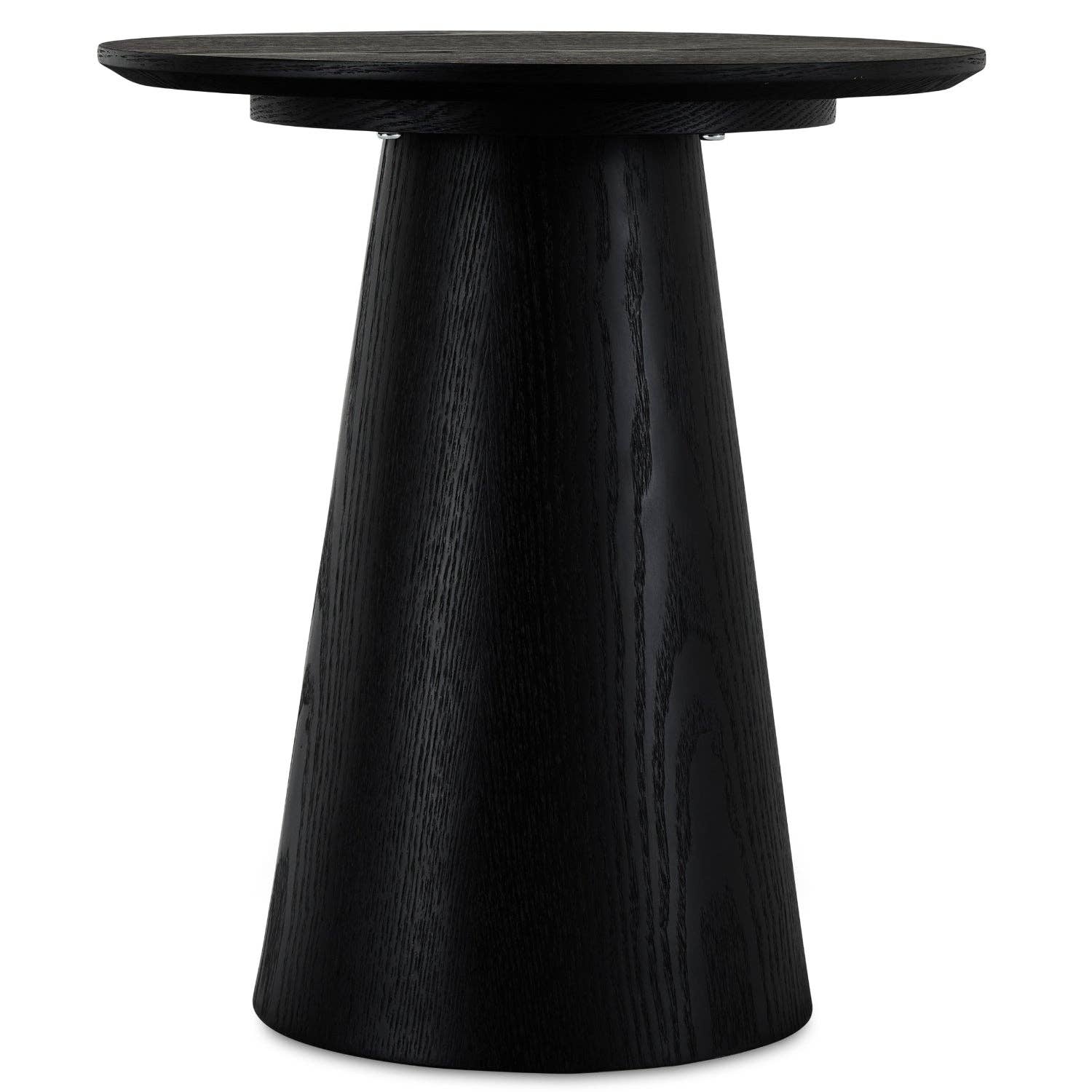 Furnhouse - Wholesale Coffee Table - Round Coffee Table Tango ø45x50 - Black Oak1