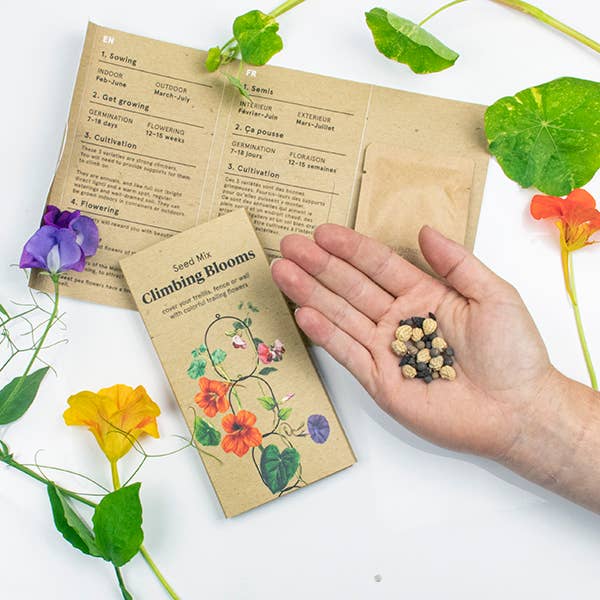 Botanopia - gifts , decor and cards for plant lovers - Wholesale Plant Seeds - Climbing Blooms Seed Mix1