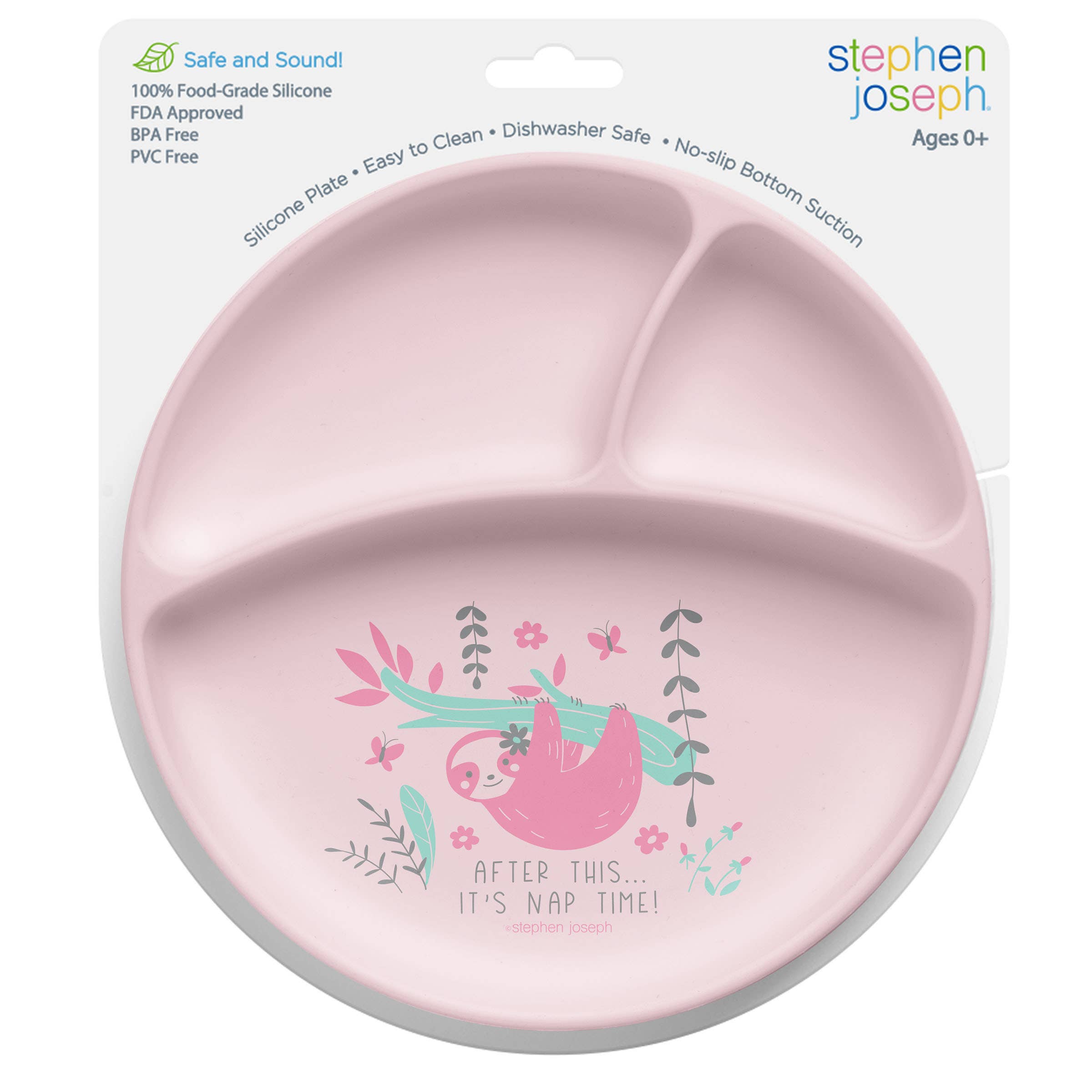 Stephen Joseph Gifts - Wholesale Dinner Plate - Kids & Baby - Suction Cup Silicone Plate12