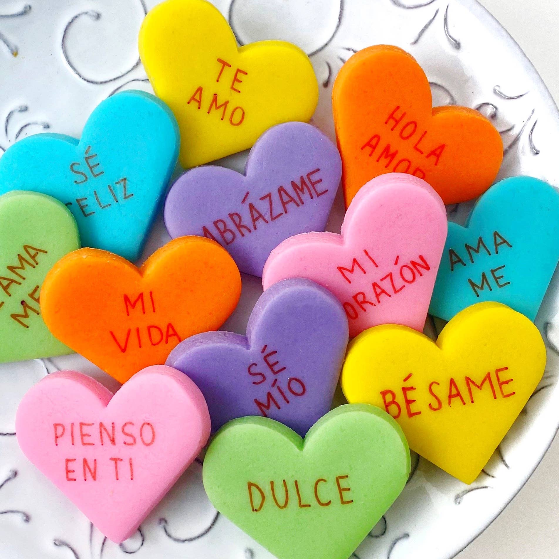 marzipops - Wholesale Hard Candy - Gourmet Marzipan Valentine's Candy Conversation Hearts4
