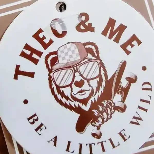 Rufflеѕ & Bоwtіеѕ - Affordable Boys & Girls Clothing - Wholesale Sleepsuit - Baby - CLEARANCE Baby Boy Sleeper - Tan & White Kicks - Checks1