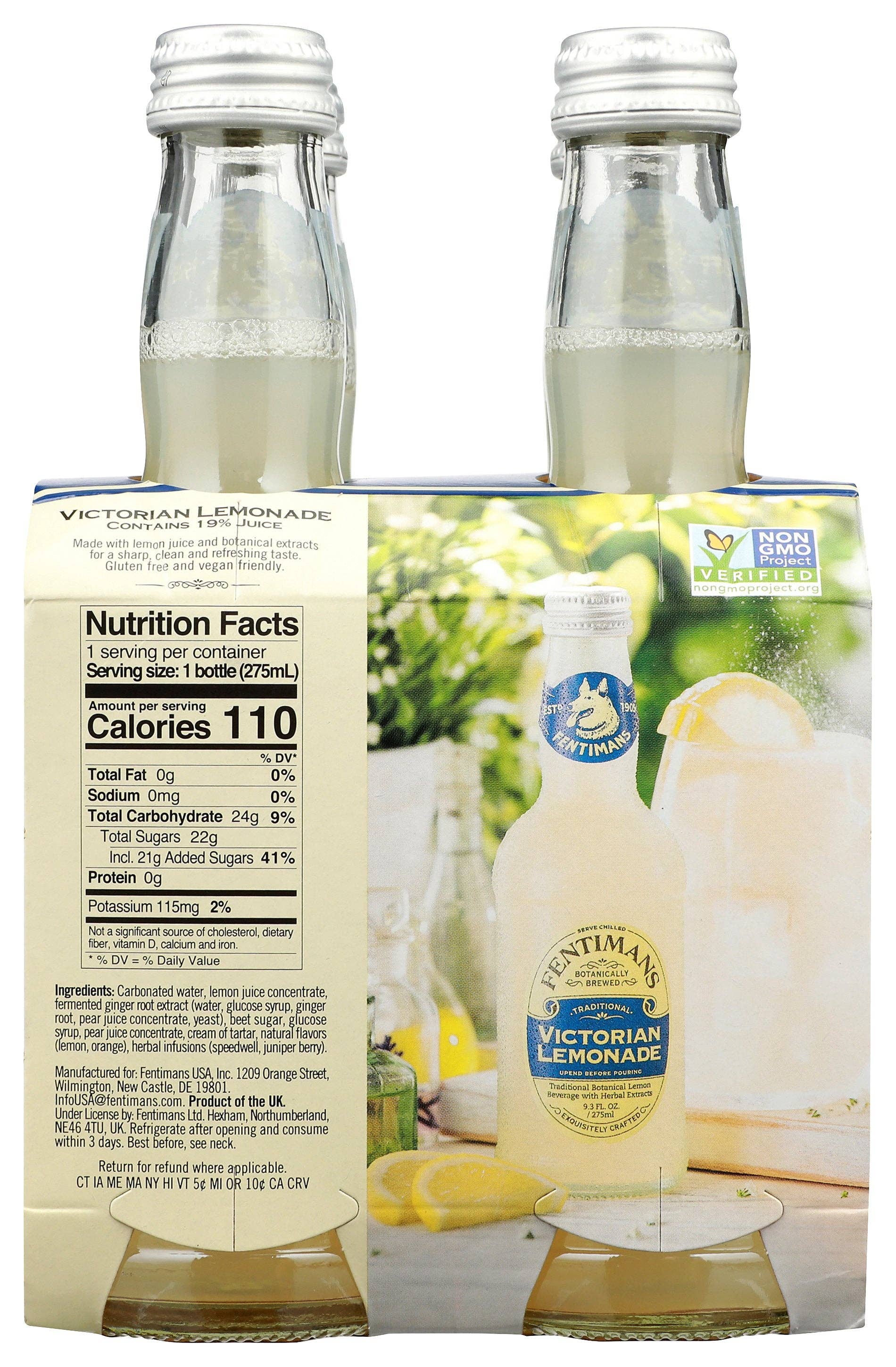 Everyday Supply Co - Wholesale Soda/Carbonated Drink - FENTIMANS BEV 4PK LMNADE VCTRN - Case of 61